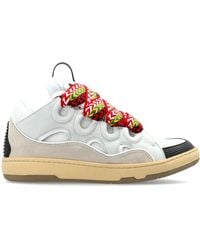 Lanvin - Curb Sneakers Mit Einsätzen - Lyst
