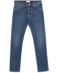 Jacob Cohen - Logo-Embroidered Jeans - Lyst