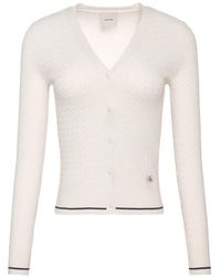 Calvin Klein - Cardigan En Maille Torsadée - Lyst