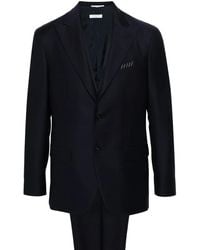 Boglioli - Interlock-Twill Virgin-Wool Suit - Lyst