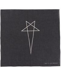 Rick Owens - Printed Scarf - Lyst