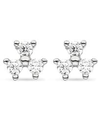 VEYNOU - 14Kt Fleur Diamond Stud Earrings - Lyst
