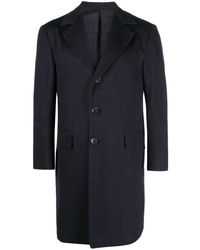 Kiton - Single-Breasted Cashmere Coat - Lyst