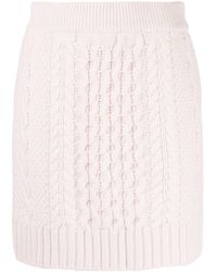 Lisa Yang - Estelle Cable-knit Cashmere Miniskirt - Lyst