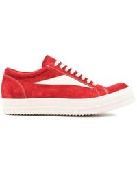 Rick Owens - Sneakers Met Contrasterend Vlak - Lyst