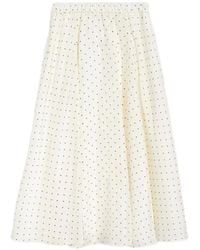 Aspesi - Gonna Lunga A Pois - Lyst