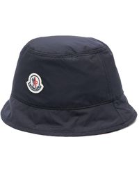 Moncler - Sombrero de pescador con parche del logo - Lyst