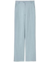Claudie Pierlot - Straight Broek Met Knoop - Lyst