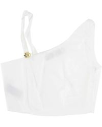 FEDERICA TOSI - One-Shoulder Hardware-Detail Top - Lyst