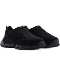 Giorgio Armani - Suede Slip-On Sneakers - Lyst