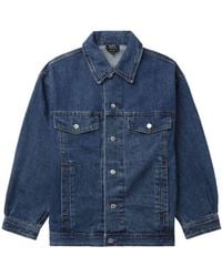 A.P.C. - Elvis Denim Jacket - Lyst