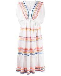 lemlem - Bekah Plunging V-Neck Dress - Lyst