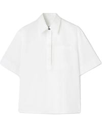 Jil Sander - Cotton Polo Shirt - Lyst