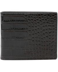 Tom Ford - Embossed Crocodile-Print Leather Wallet - Lyst