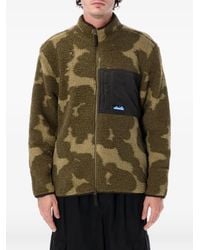 Kavu - Wayside Camouflage-Print Fleece Jacket - Lyst