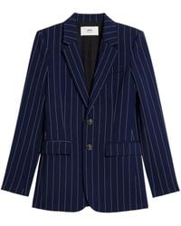 Ami Paris - Gestreifter Blazer - Lyst