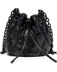 DIESEL - Charm-D Diamond-Quilted Bucket Bag - Lyst