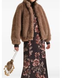 Maliparmi - Chaqueta Oversize De Pelo Artificial - Lyst