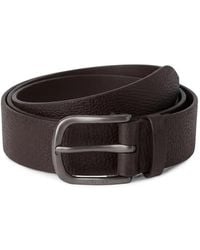 Orciani - Dollaro Gürtel Aus Gekörntem Leder - Lyst