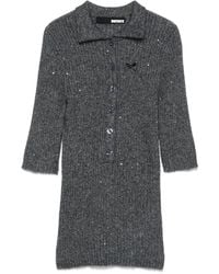 ROTATE BIRGER CHRISTENSEN - スパンコール ニットポロシャツ - Lyst