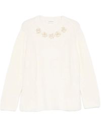 P.A.R.O.S.H. - Bead-Embellished Sweater - Lyst