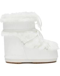 Moon Boot - Icon Low Faux Fur Boots - Lyst