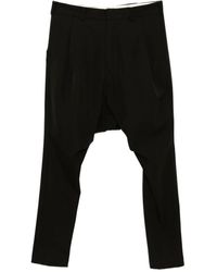 DEVOA - Drop-Crotch Wool Trousers - Lyst