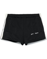 Palm Angels - Logo-Print Track Shorts - Lyst