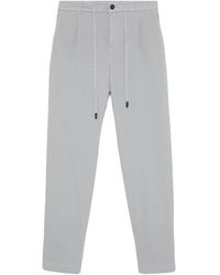 Peserico - Chino Met Toelopende Pijpen - Lyst