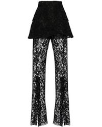 A.W.A.K.E. MODE - Lace Basque Trousers - Lyst