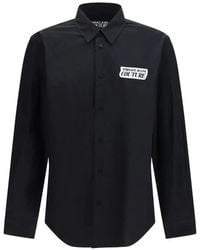 Versace Jeans Couture - Patch Cotton Shirt - Lyst