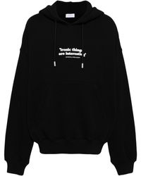Off-White c/o Virgil Abloh - Ironic Quote Cotton Hoodie - Lyst