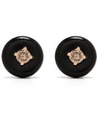 Fernando Jorge - 18Kt Rose Orbit Medium Diamond And Horn Studs - Lyst