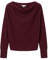 The Sei - Asymmetric Draped Sweater - Lyst