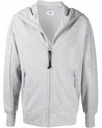 C.P. Company - Raised Fleece Zip-Up Hoodie - Lyst