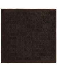 Moschino - Logo-Jacquard Silk Scarf - Lyst
