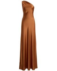 Ralph Lauren - One-Shoulder Maxi Dress - Lyst