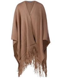Max Mara - Cape Met Franje - Lyst