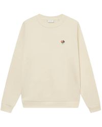 Les Deux - Floral-Embroidered Crew-Neck Sweatshirt - Lyst