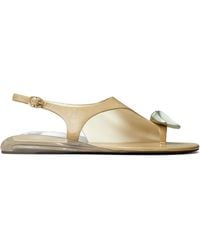 Tory Burch - Patos Slingback Open-Toe Sandals - Lyst
