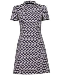 Valentino Garavani - Toute La V Jacquard Mini Dress - Lyst