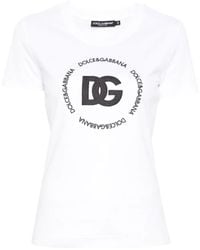 Dolce & Gabbana - Cotton Crew-Neck T-Shirt - Lyst