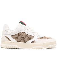 Gucci - Re-web Panelled Sneakers - Lyst