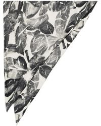 Alysi - Floral Scarf - Lyst