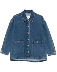 Anine Bing - Veste En Jean À Boutonnière - Lyst