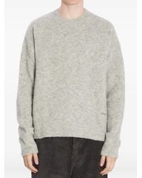 Ami Paris - Alpaca Blend Crew Neck Sweater - Lyst