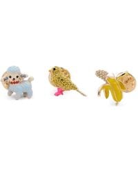 Essentiel Antwerp - Crystal-Embellished Brooches - Lyst