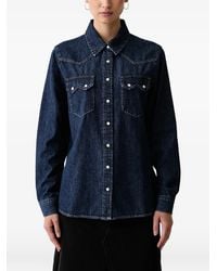 Benetton - Chemise D'Inspiration Western En Jean - Lyst
