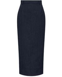 Thom Browne - Falda A Rayas Diplomáticas - Lyst