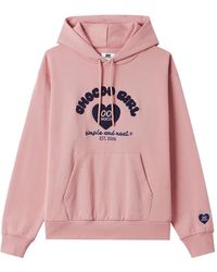 Chocoolate - Logo-Print Heart-Motif Hoodie - Lyst